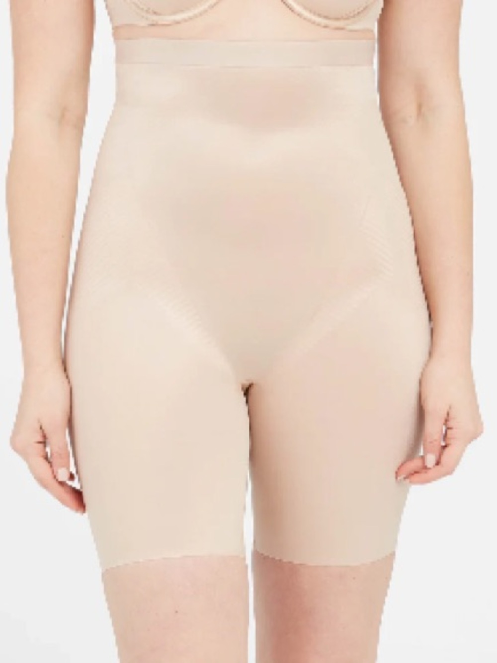 SPANX High Waisted Mid Thigh Shorts
